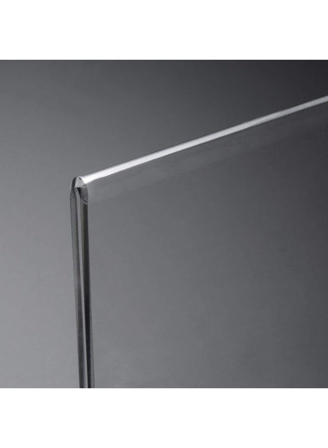 TPGP 8.5X11 Acrylic Sign Holder Table Menu Display Stand, Clear Plastic 8.5X11 Double Sided Picture Frames For Desk Display(6 Pack) - Image 4