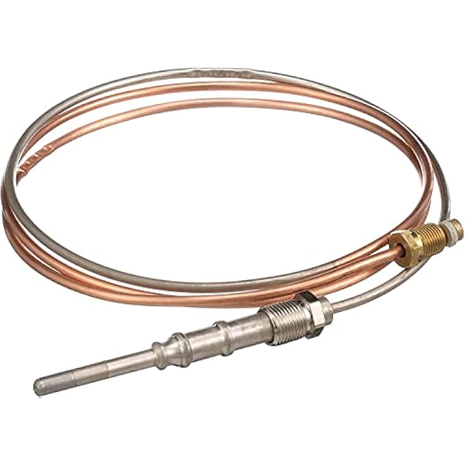 (48 INCH) HEAVY DUTY THERMOCOUPLE COAXIAL 20-30 MV FOR GAS FURNACES, PIZZA OVENS,BOILERS, WATER HEATERS,RESTAURANT EQUIPMENT