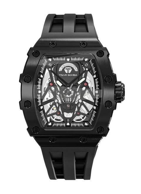 Men's Elemental Series-Automatic Silicone Rubber Strap Watch TB8207A-02
