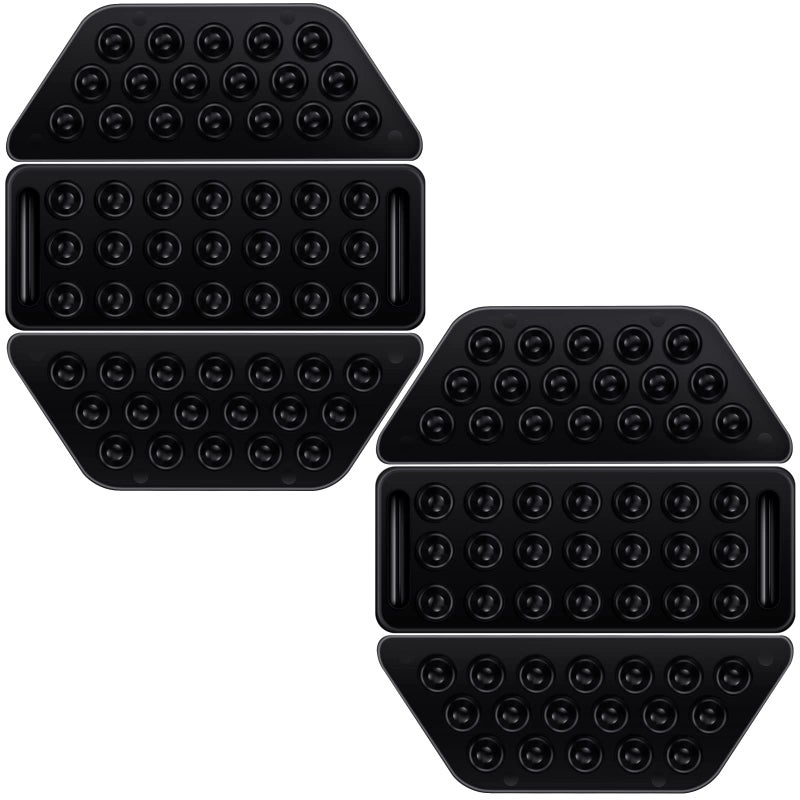 BeapTcely 1 Pack Black Snowboard Stomp Pads, Snowboard Grip Pad Anti Slip Mat Self Adhesive Rubber Ski Snowboard Stomp Pad Provides Extra Grip for Snowboarding for Men Women (1) - Image 1