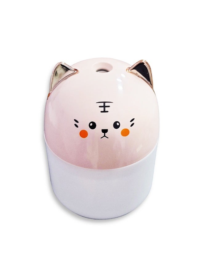 220ML Essential Oil Diffuser, Cool Mist Dispenser and Humidifier, Ultra Quiet, Colored Light LED , Automatic Shut Off, Long Lasting , Stylish Cat Face Design for Home and Office - Image 3