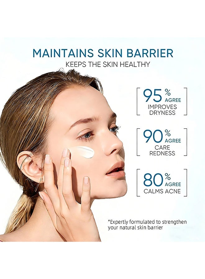 CARVENCHY 5X Ceramide Barrier Moisture Gel Hyaluronic Acid, Centella , Marine-Collagen , Locks In Hydration Smooths Skin Moisturizing Cream Fragrance Free Non-Comedogenic 30g - Image 2