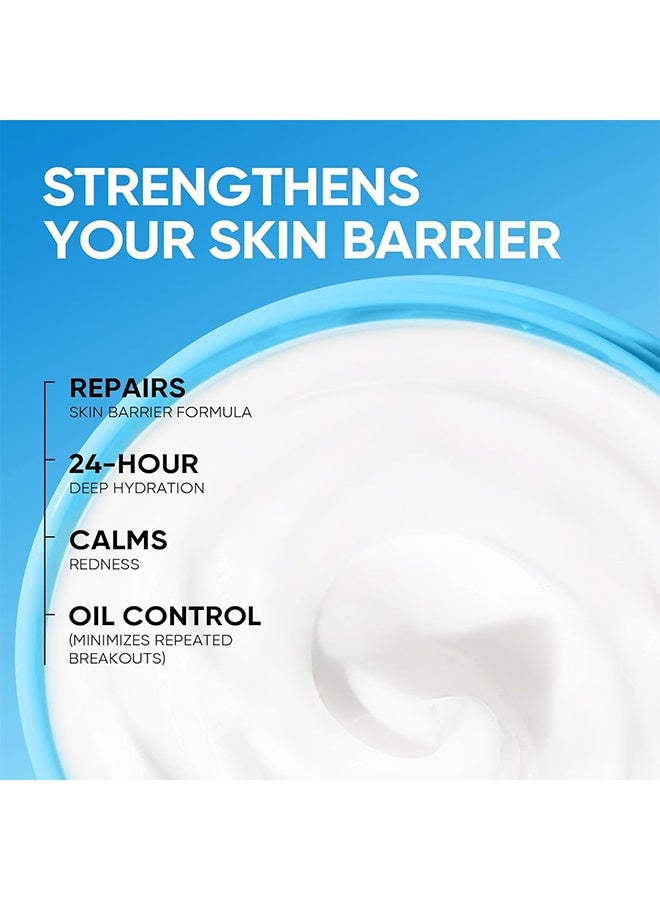 CARVENCHY 5X Ceramide Barrier Moisture Gel Hyaluronic Acid, Centella , Marine-Collagen , Locks In Hydration Smooths Skin Moisturizing Cream Fragrance Free Non-Comedogenic 30g - Image 5