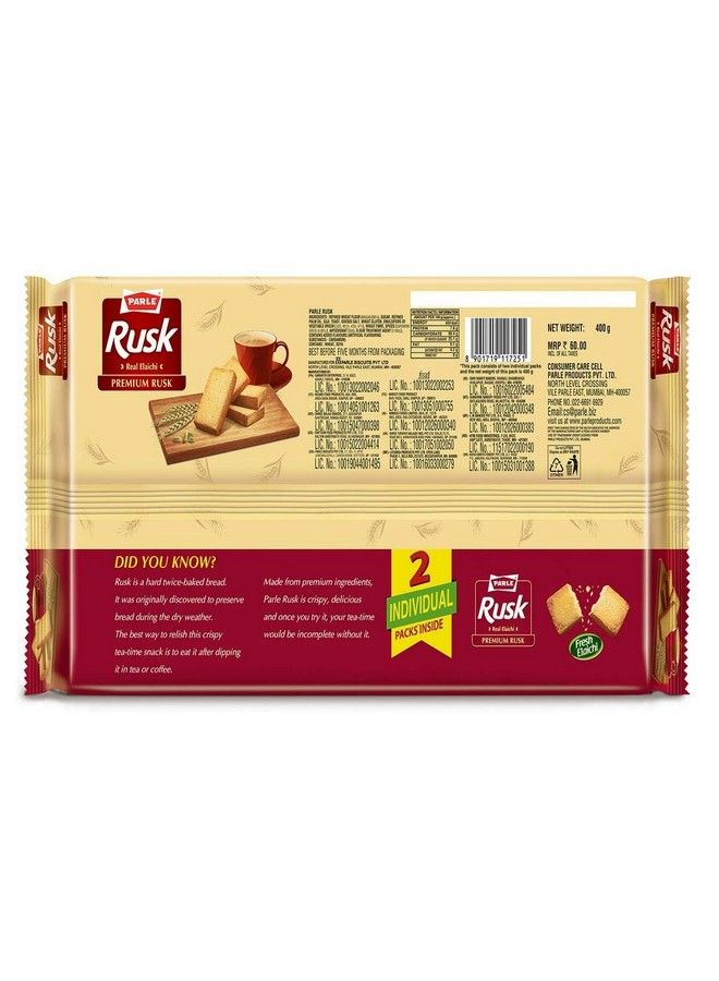 Parle Rusk Premium Elaichi Flavour, 400g - Image 2