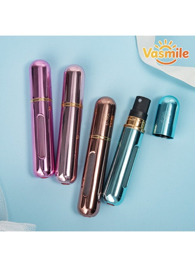 4pcs one set perfume Atomiser Spray Bottle 8ml Refillable Travel  Portable Empty Container - Image 2