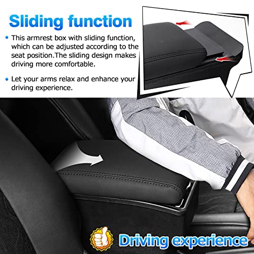 Autorder Center Console Storage Box for Suzuki Jimny JB64W/JB74W 2018-2025 Accessories Armrest Box Replacement with Cup Holder Insert - Image 4
