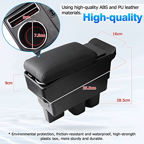 Autorder Center Console Storage Box for Suzuki Jimny JB64W/JB74W 2018-2025 Accessories Armrest Box Replacement with Cup Holder Insert - Image 3