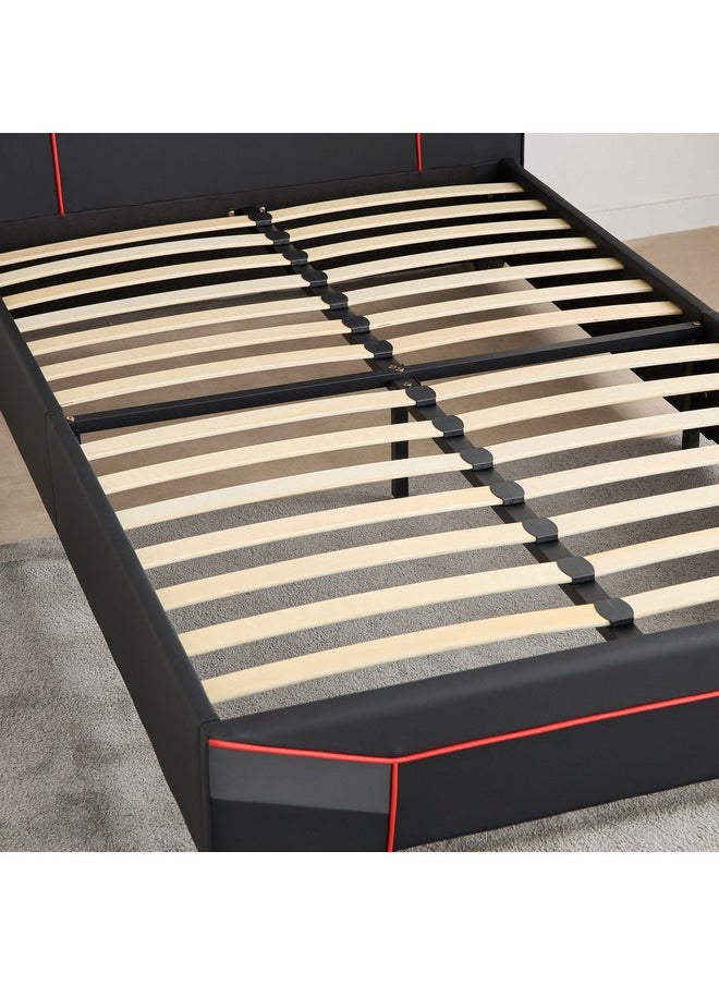 Gamerz Smart Upholstered Twin Gaming Bed 214 x 100.5 x 135 cm