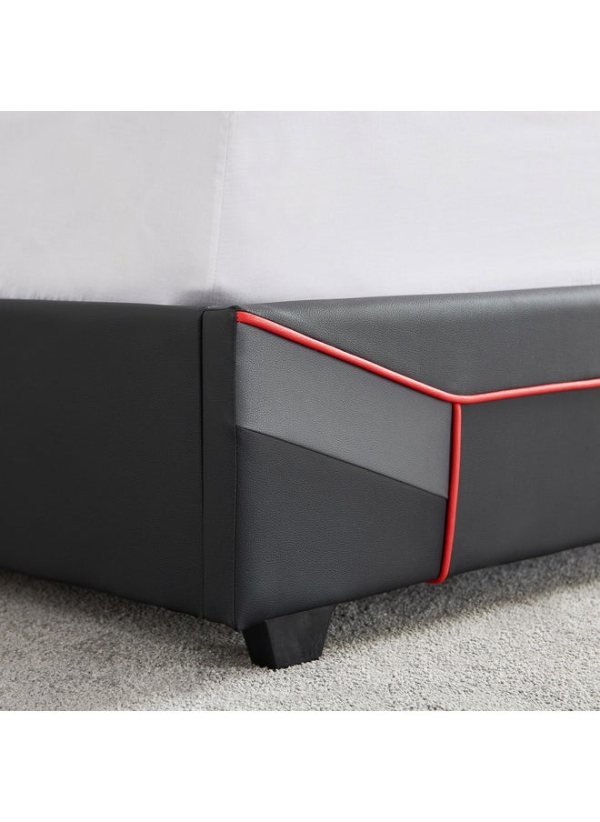 Gamerz Smart Upholstered Twin Gaming Bed 214 x 100.5 x 135 cm