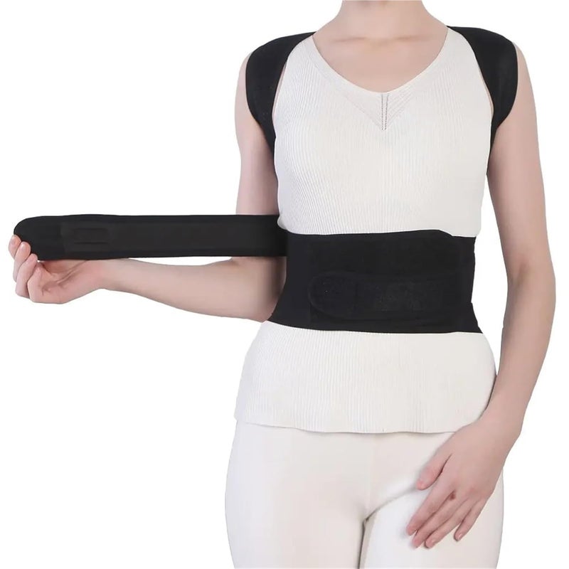 Adjustable Support Brace with Supportive Inserts for Upper Body Comfort(XL) - Image 4
