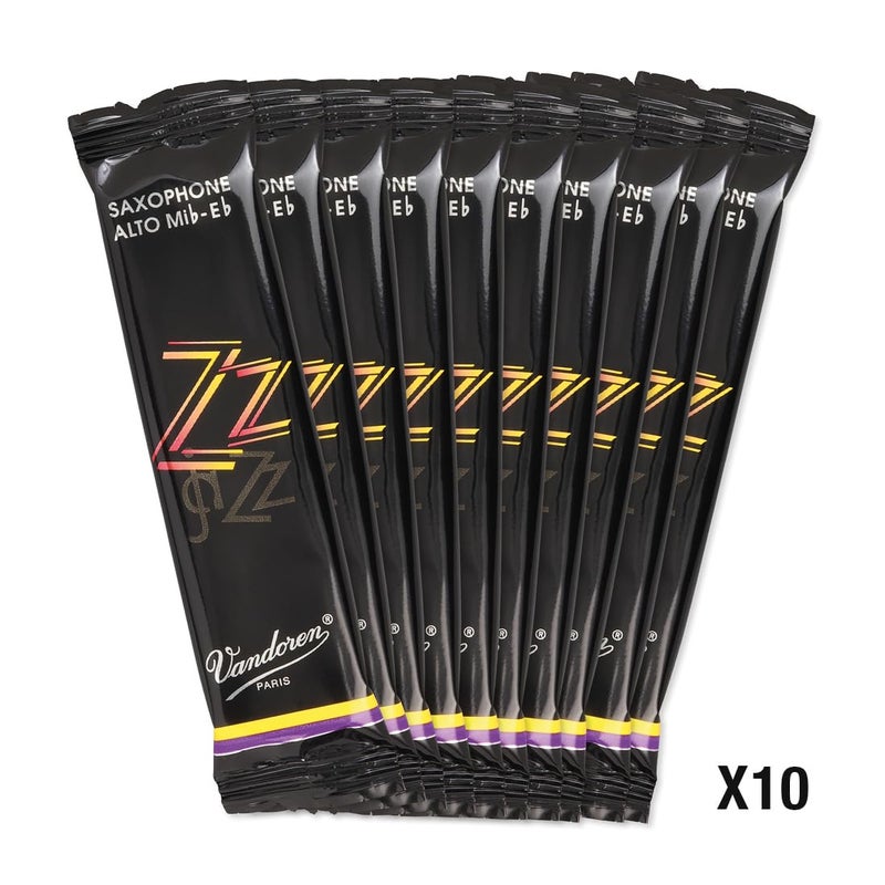 Vandoren SR4135 Alto Sax ZZ Reeds Strength 3.5; Box of 10 - Image 3