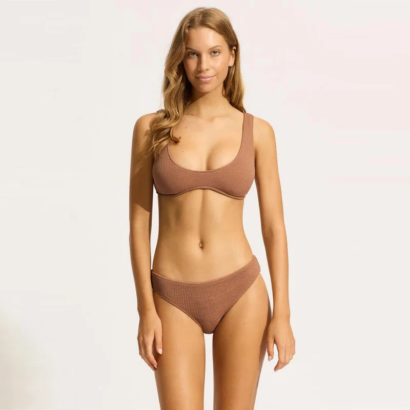 Seafolly  Sea Dive Multi Fit Longline Bikini Top - Women for Women | Best Price UAE