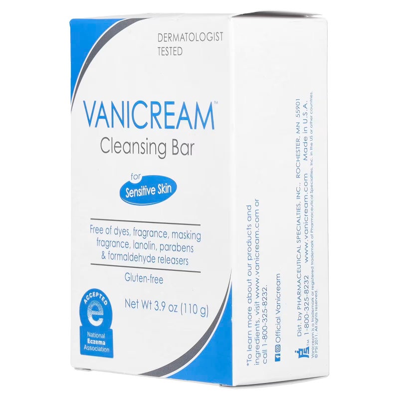 Vanicream Pharmaceutical Specialties Cleansing Bar, Unscented, 3.9. Ounce, (Pack of 6) - Image 3