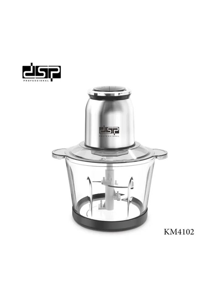 DSP - DSP KM4102, Electric Kitchen Chopper – 250w – 2.0Ltr – Glass Bowl - Image 1