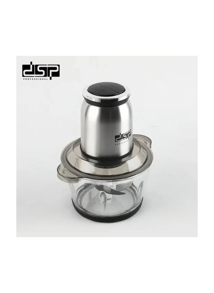 DSP - DSP KM4102, Electric Kitchen Chopper – 250w – 2.0Ltr – Glass Bowl - Image 1