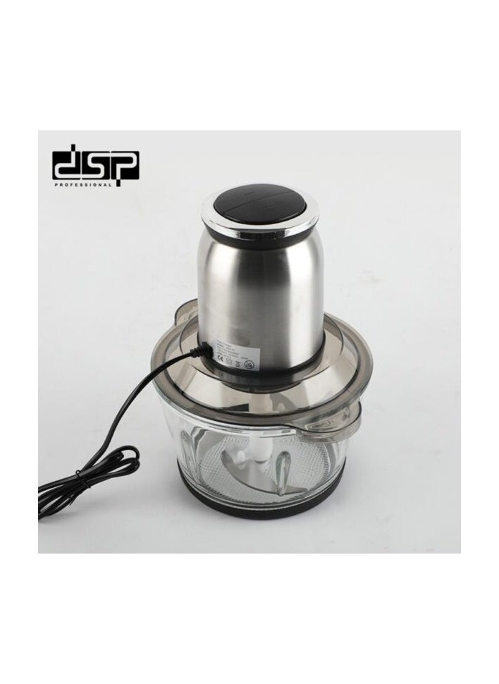 DSP - DSP KM4102, Electric Kitchen Chopper – 250w – 2.0Ltr – Glass Bowl - Image 1
