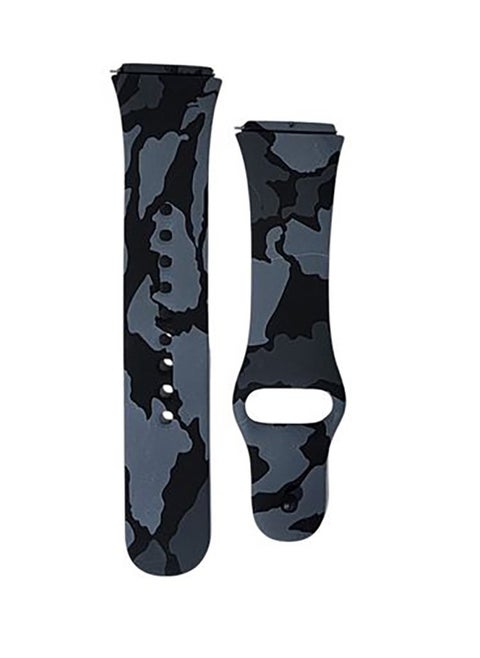 Redmi Watch 3 Active Soft Silicone Replacement Strap With Army Design -Multicolor