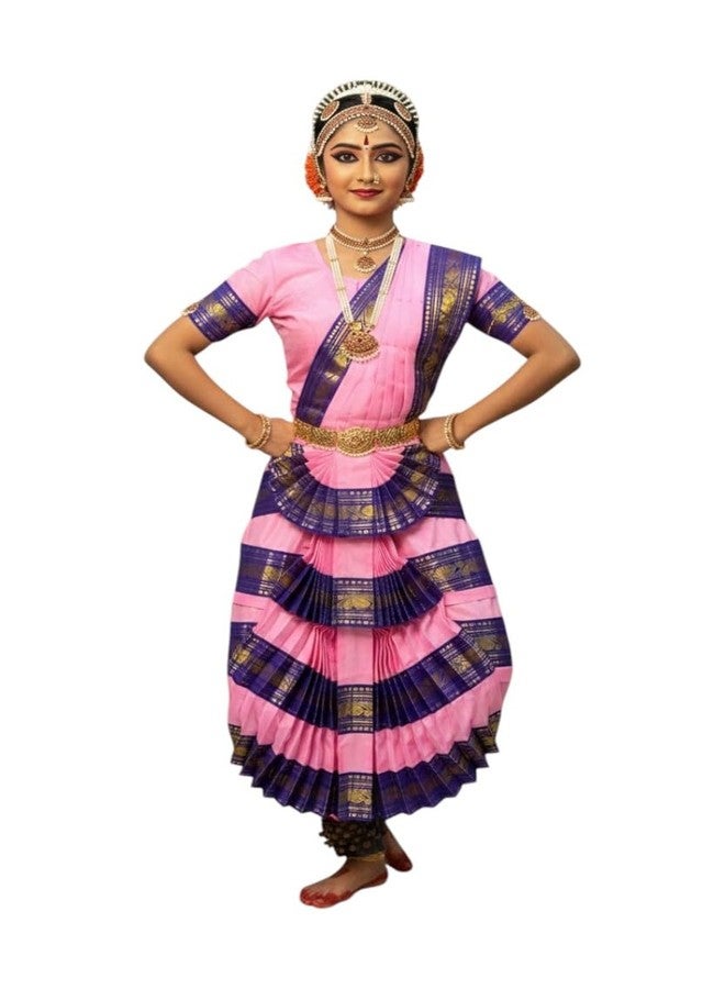 TWINKLE TOTS - All Bharatnatyam Dance Premium Costume For Girls, Dancer/Functions/Theme - Image 1
