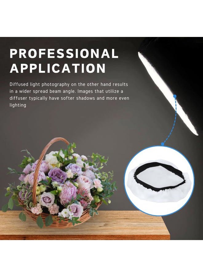 fotoconic Fotoconic 7" to 11" Soft White Diffuser Sock for Standard Reflector / 27cm Sparkler Reflectors - Image 5