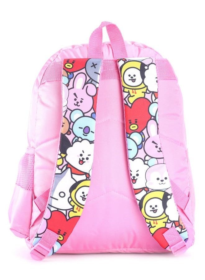 STRIDERS 14 inches BT21 School Bag - Trendy Style For Young Dreamers Kawaii Adventures Age (3 yr to 5 yr), Pink - Image 3