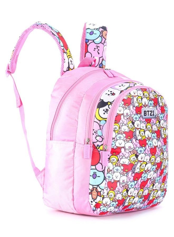 STRIDERS 14 inches BT21 School Bag - Trendy Style For Young Dreamers Kawaii Adventures Age (3 yr to 5 yr), Pink - Image 2