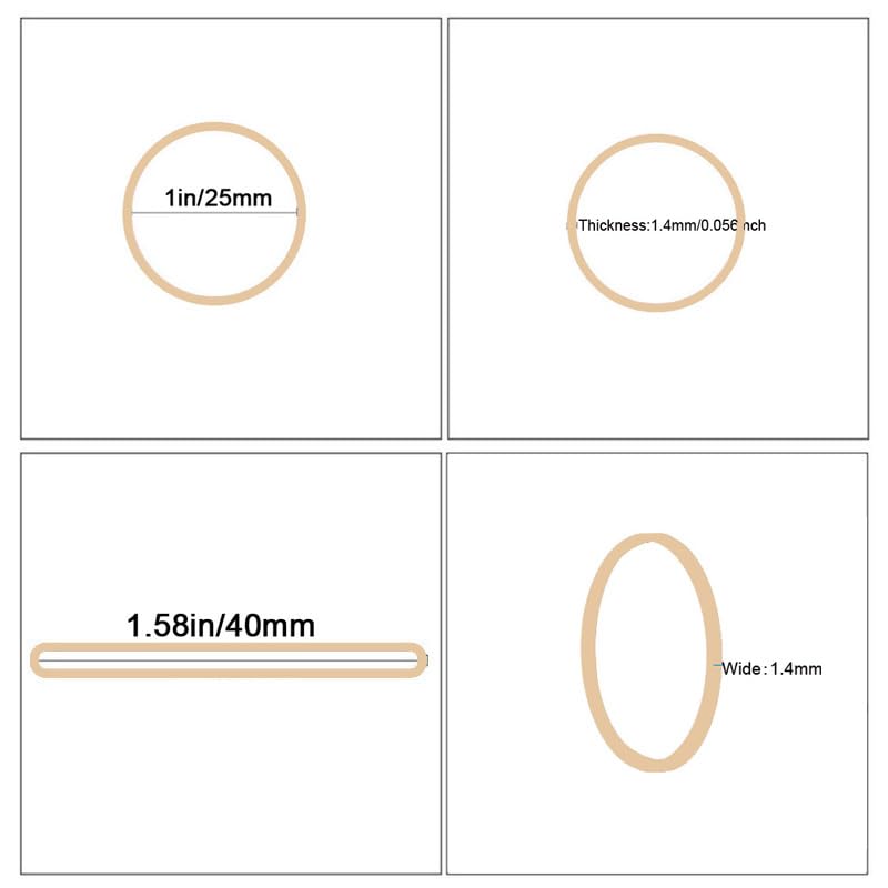 YOUOWO Rubber Bands Size #10 Beige 600 Pcs Elastic Rubber Bands For Office Supplies Money Trapped Flowers - Image 2
