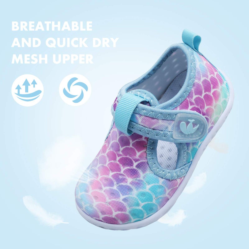 FEETCITY Boys Girls Shoes Baby Water Shoes Beach Quick Dry Swim Barefoot Aqua Socks Outdoor Athletic Pool Shoe 12-18 Months Infant - Image 4