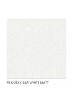 SOMANY FB Dusky S&P White Matt & Polished Tiles – 600 x 600 MM, 11 MM Thickness 1.44 SQM – Premium Ceramic Floor Tiles, Elegant White Flooring, Matte & Polished Finish for Modern Interiors  - Image 1