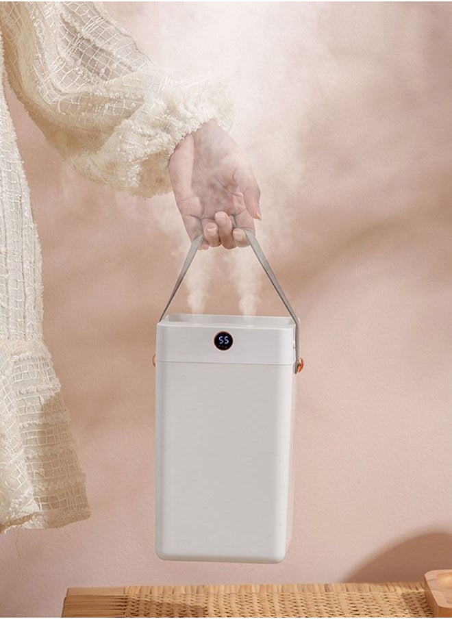 Arabest Air Humidifier, 3L Portable Cool Mist Humidifiers Auto Shut-Off USB Desk Humidifier with Warm Night Light and Dual Nozzle Design, Suit for Bedroom Travel Office (White)  - Image 3