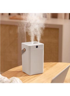 Arabest Air Humidifier, 3L Portable Cool Mist Humidifiers Auto Shut-Off USB Desk Humidifier with Warm Night Light and Dual Nozzle Design, Suit for Bedroom Travel Office (White)  - Image 1