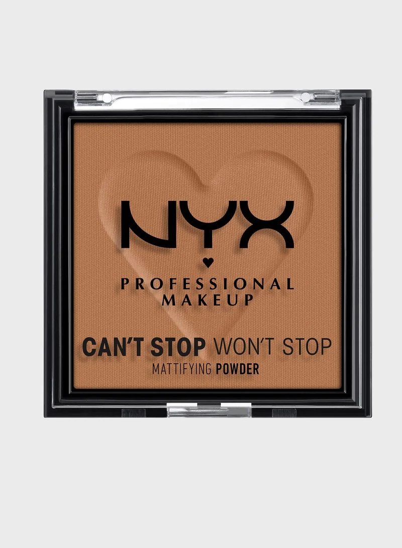 NYX PROFESSIONAL MAKEUP Can't Stop Won't Stop Mattifying Powder  Mocha