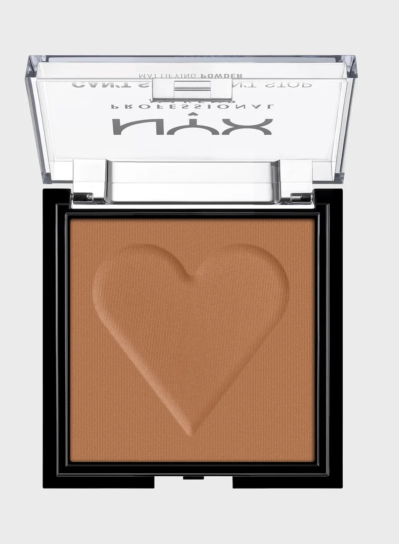NYX PROFESSIONAL MAKEUP Can't Stop Won't Stop Mattifying Powder  Mocha