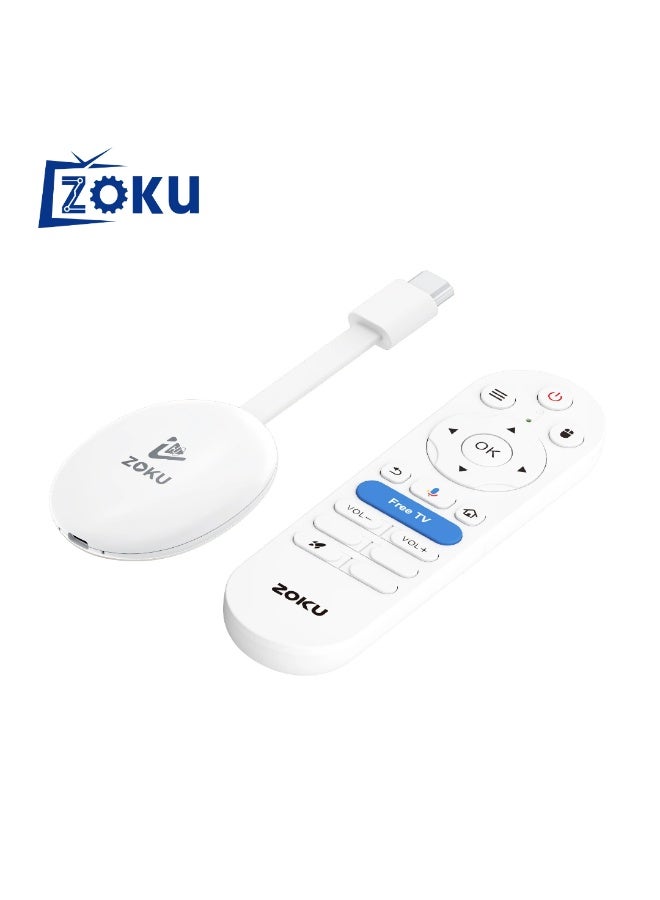 ZOKU Z4 Android TV Stick 16.0 – 8K Ultra HD Streaming Dongle, Allwinner H618 Quad-Core, 2GB RAM 16GB ROM, WiFi 6 & Bluetooth 5.4, Voice Remote with Google Assistant, Chromecast Built-in, Dolby Audio, 4K HDR10+ Media Player for Netflix YouTube Disney+ - Image 4