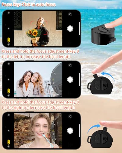 CloudValley PocketFlex Mini Tripod with Fill Light Zoom Control 3in1 Pocket Selfie Stick Compatible with MagSafe Magnetic Clamp Mount Bluetooth Remote for iPhoneAndroid Vlog Photo - Image 3