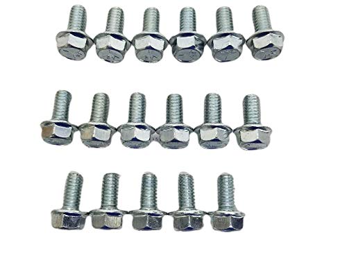 Z Whip Transmission PAN Bolt KIT 17PCS Compatible with Chevy GM TH350 TH400 Powerglide Ford C4 C5 C6 AOD FMX Chrysler 904 727 Torqueflite Automatic Trans Hex Flange Bolts 51618