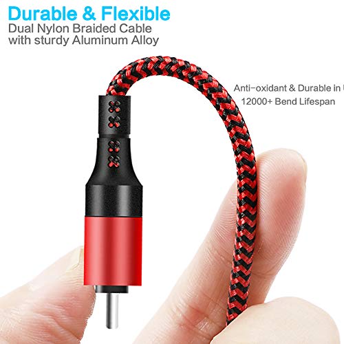 LHJRY Travel Essentials, USB C Multi Charging Cable[3Pack 4ft] 6 in 1 USB A/C to USB C/Micro USB/i-P Connector Multiple Charger Cord for Cell Phone/IP/Galaxy/PS/iPads and More - Image 3