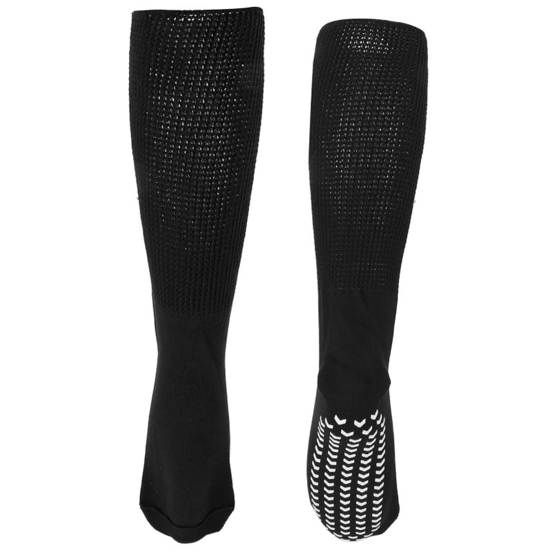 Extra Wide Diabetic Socks: 100% Cotton Material With Good Elasticity - Anti Slip Bottom Extra Wide Edema Socks for Elderly, People With Swollen Feet or Limited Mobility - Image 4