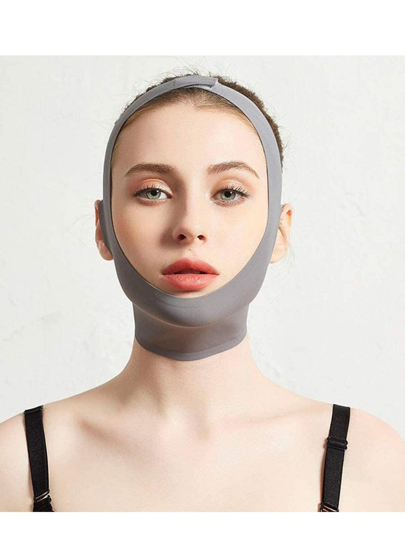 Excefore Face Lifting Belt, Double Chin Reducer Chin Up Patch V Line Mask V Face Bandage for Woman Girl Face Shaper Slimming  - Image 2