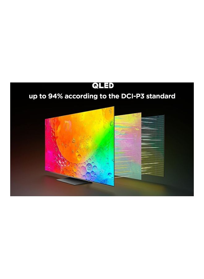 TCL Television 75 Inch Smart TV 4K QLED HDR Ultra HD,32GB ROM,Game Master 2.0 Dolby Vision, Google TV, IQ-Atmos HDR 1000 nits IMAX Enhanced 144HZ VRR - 1 Year Warranty (2023 Model) 75C745 Black - Image 3