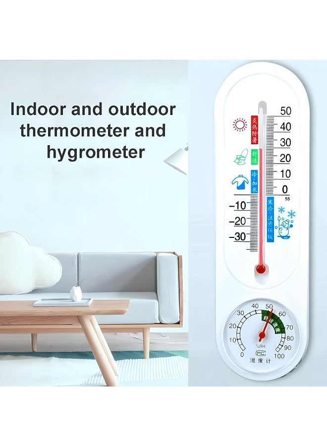 Indoor and Outdoor Thermometer with Hygrometer | Accurate Temperature Measurement for Home Comfort - Image 1