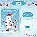 ASTARON Pin The Snowman Nose Christmas Pin The Tail Party Games Activities for Kids 36 Stickers Christmas Party Decorations School Classroom Activities - Image 4