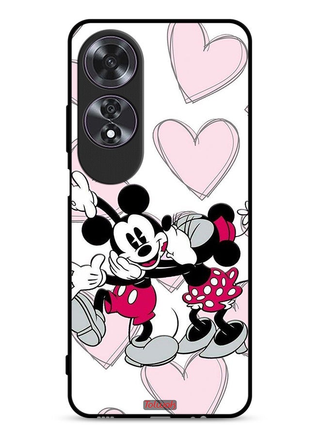 Tolwak Oppo A60 Protective Case Cover Mickey Mouse Hug - Image 1