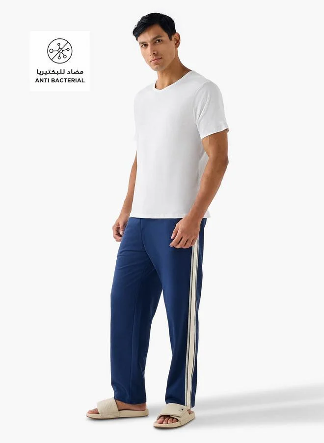 سبلاش فيڤ Striped Pyjama with Drawstring Closure and Pockets
