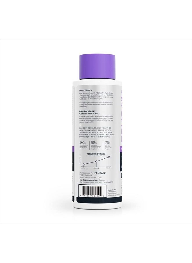 FOLIGAIN Triple Action Conditioner For Thinning Hair For Women with 2% Trioxidil | Hair Stimulating Conditioner | Women's Volumizing Conditioner (16oz) (15244) - Image 2