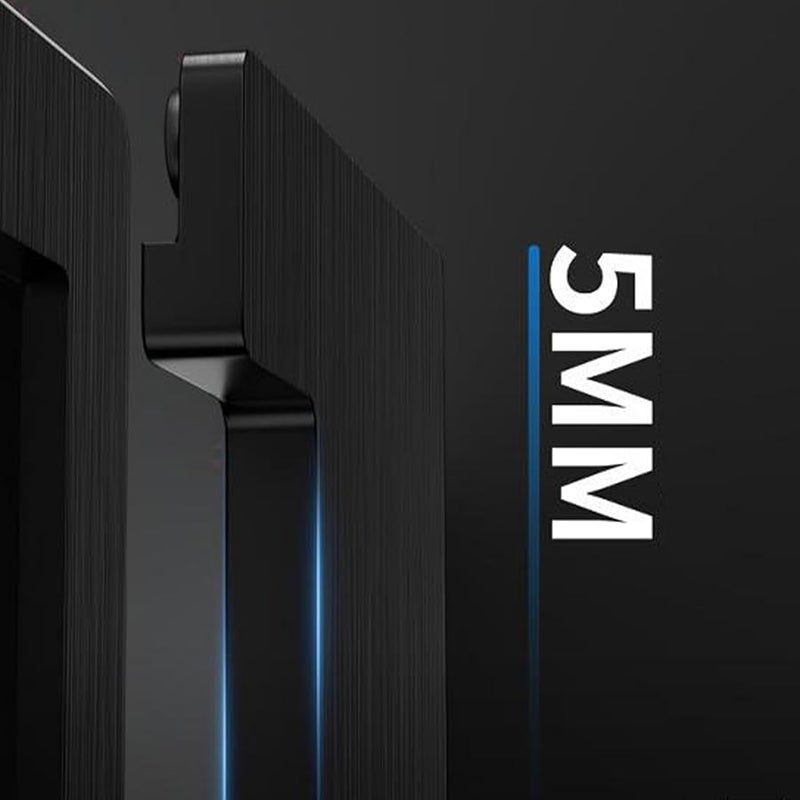 60 By 9cm Brushed Metal Rectangle Desk Grommet Cable Pass Through Cover for Office Furniture - Image 5