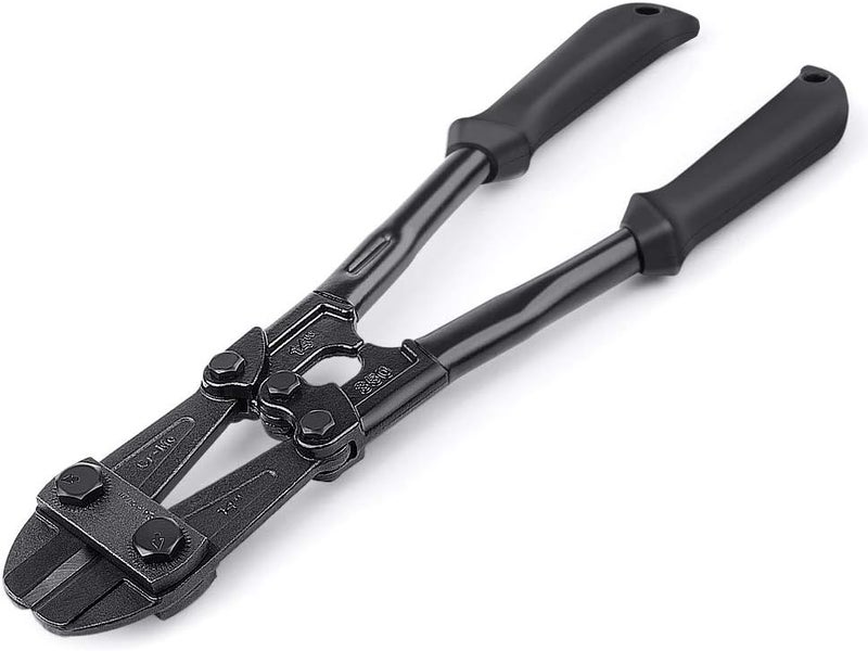 Max Power 14-Inch Heavy Duty Bolt Cutter, Hardened Chrome Molybdenum Steel Blade, Ergonomic Rubber Handle - Image 1