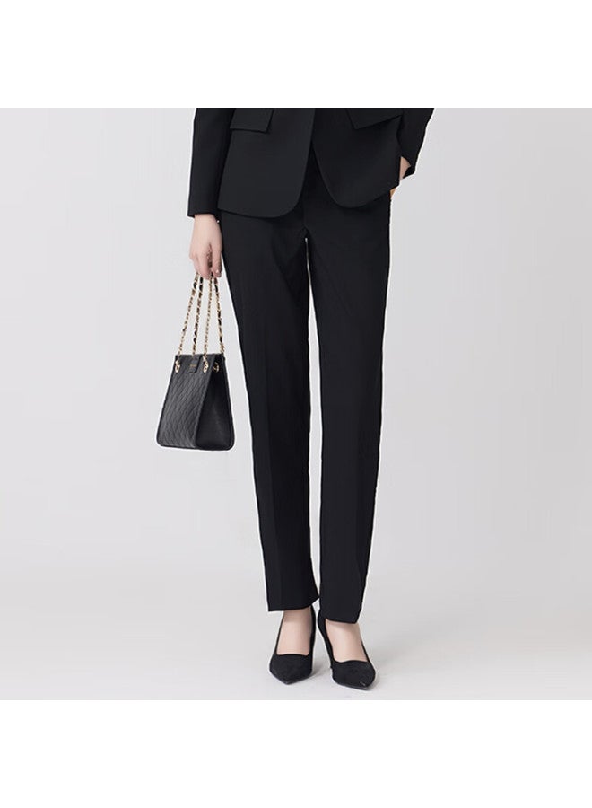 Teluoman Non-iron Single Button Suit Set Women's Professional Wear Women's Ol Style Interview Formal Wear College Student Business Work Suit - Image 2