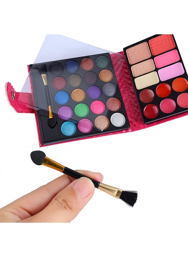 PhantomSky 32 Colors Eyeshadow Palette Makeup Contouring Kit Combination with Lipgloss, Blusher and Concealer #2 - Perfect for Professional and Daily Use - Image 2