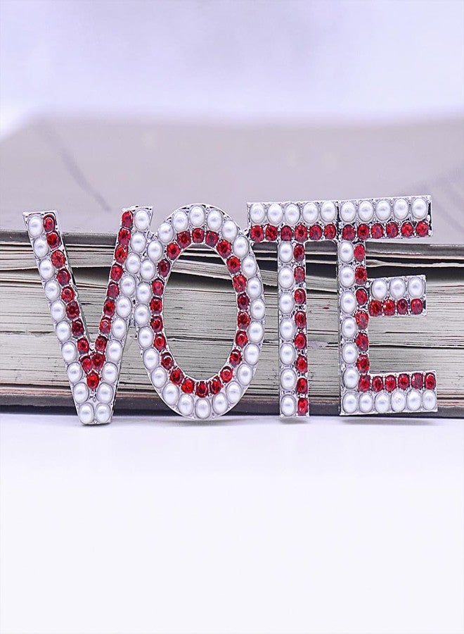 HUSURU Society Voting Jewelry Group Members Letters Vote Brooch Pin Delta Greek Club Gifts - Image 3
