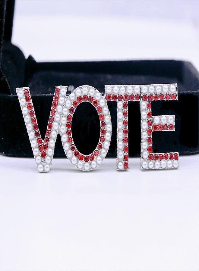 HUSURU Society Voting Jewelry Group Members Letters Vote Brooch Pin Delta Greek Club Gifts - Image 4